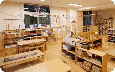 まこまないみどりまち保育園保育室